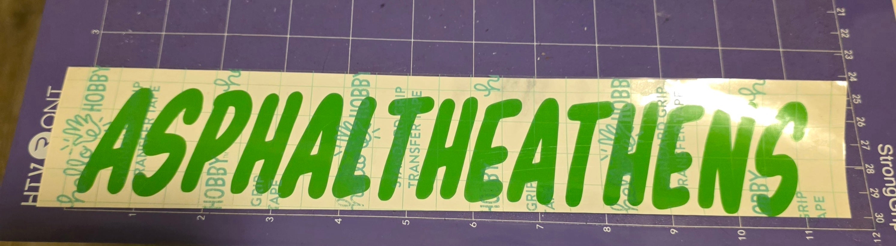 ASPHALTHEATHENS Vinyl Decal