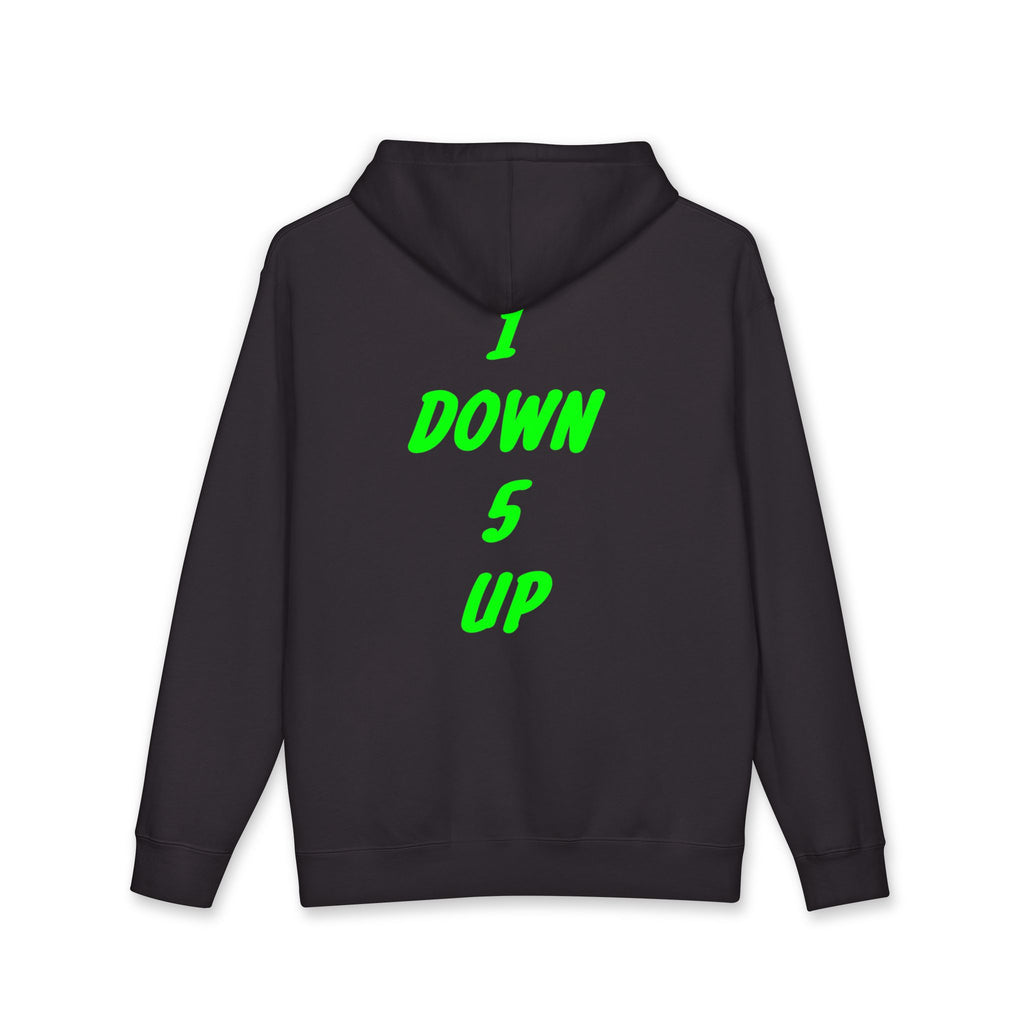 1 down 5 up heavyweight hoodie