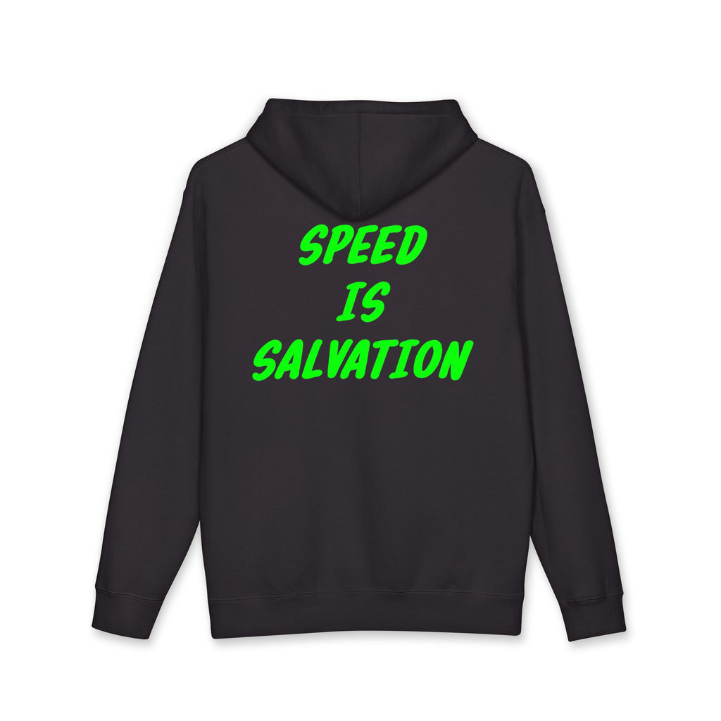 Speed is salvation heavyweight hoodie