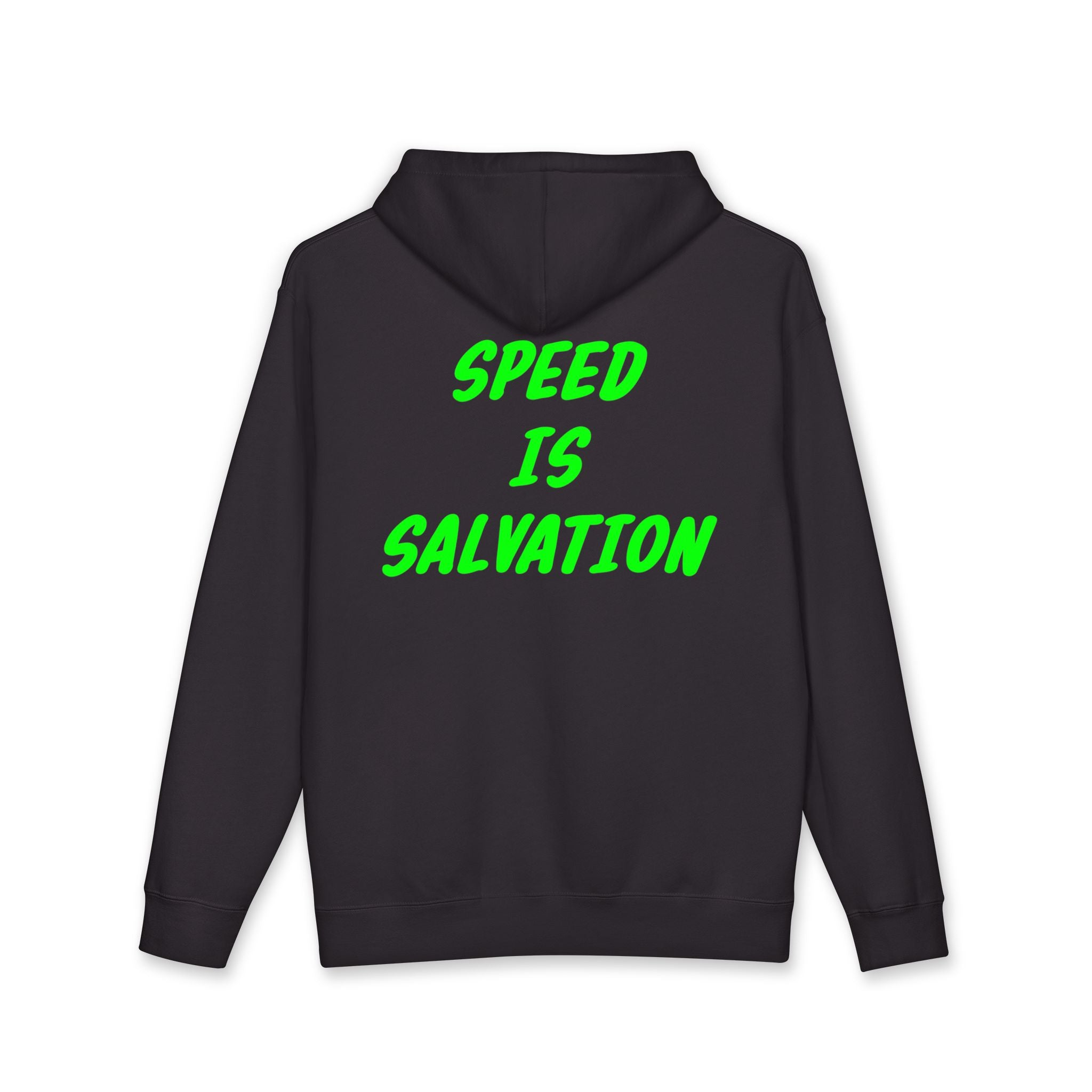 Speed is salvation heavyweight hoodie
